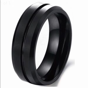 Black wedding band